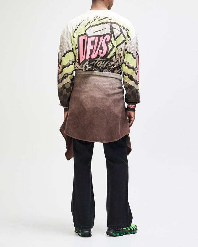 Moto Jersey Oversized Walkover - Off White