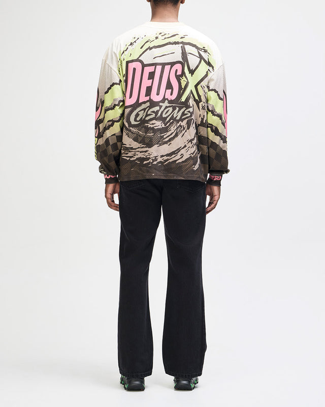 Moto Jersey Oversized Walkover - Off White