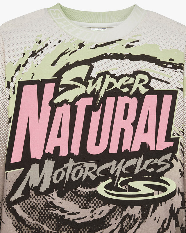 Moto Jersey Oversized Walkover - Off White