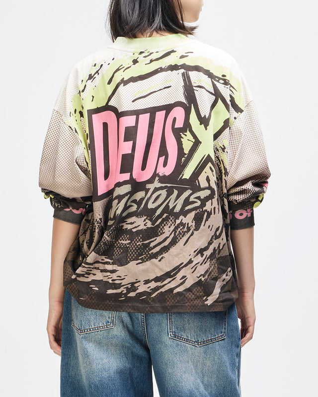 Moto Jersey Oversized Walkover - Off White