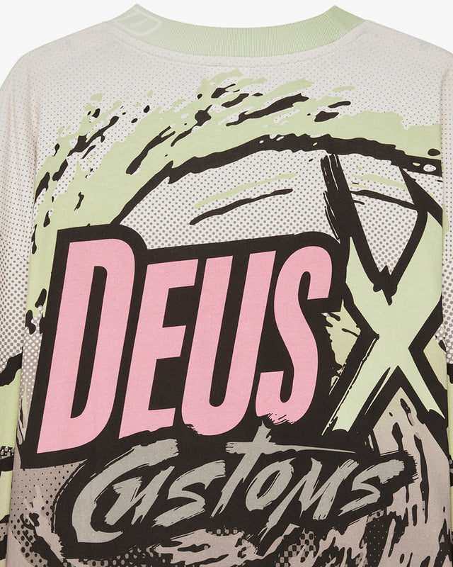 Moto Jersey Oversized Walkover - Off White