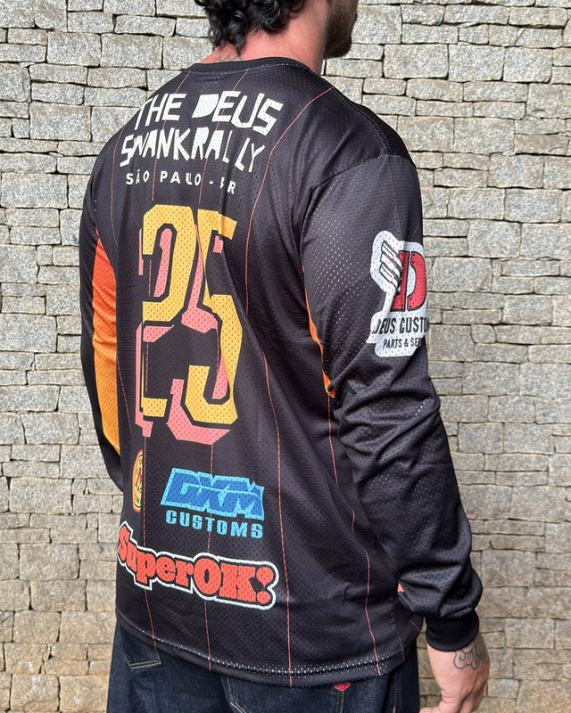Moto Jersey Swank Rally 25.2 - Preta