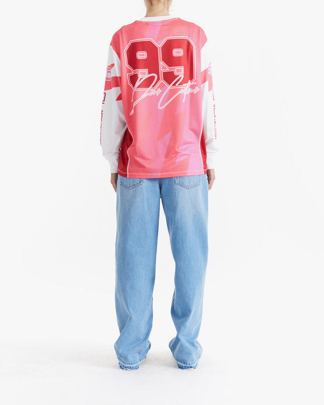 Moto Jersey Feminina Thunder - Rosa