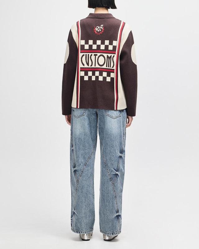 Tricot Monte Carlo - Marrom
