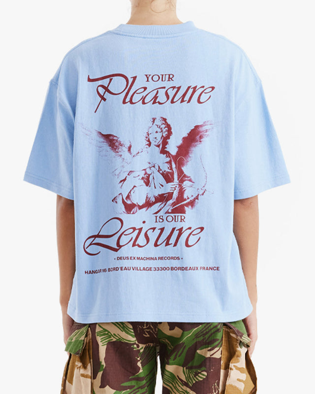 Camiseta Oversized Lady Libertine - Azul Claro