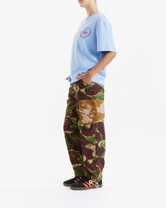Camiseta Oversized Lady Libertine - Azul Claro