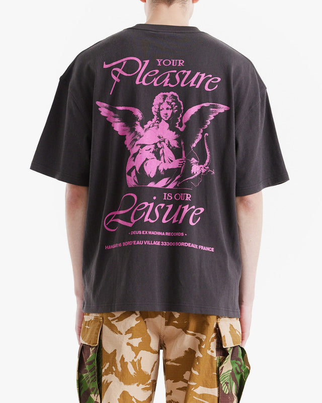 Camiseta Oversized Lady Libertine - Chumbo