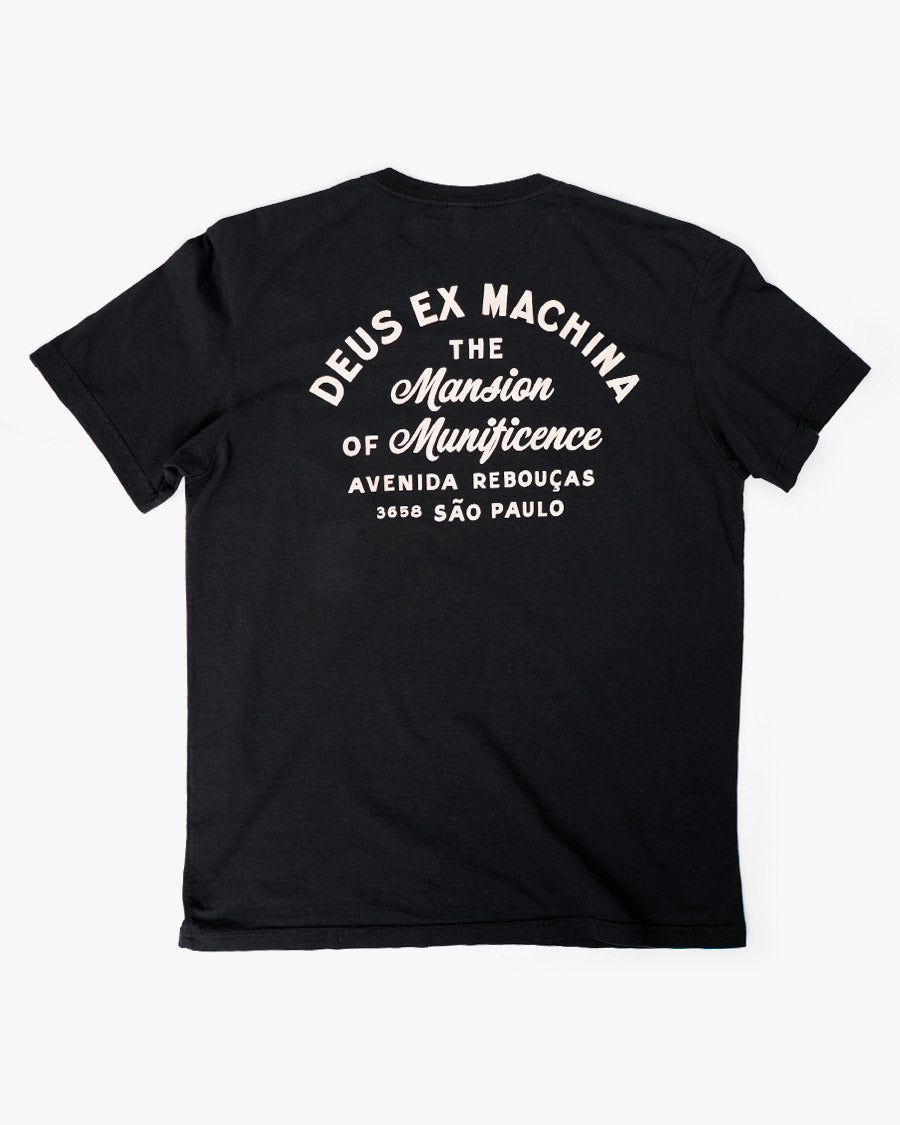 Camiseta Classics Regular Fit Address São Paulo - Preto – Deus Ex