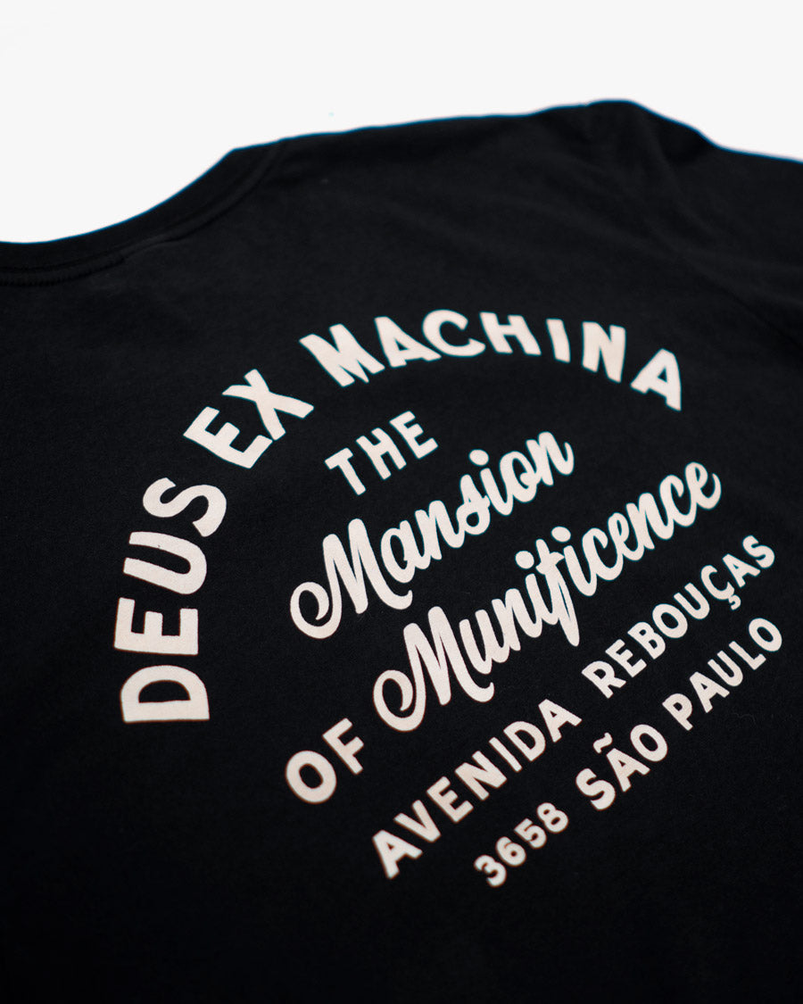 Camiseta Classics Regular Fit Address São Paulo - Preto – Deus Ex