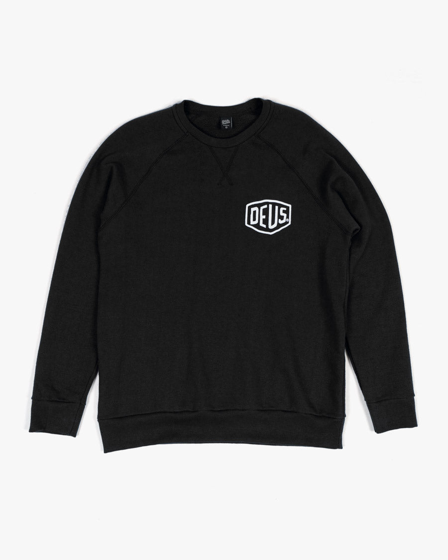 Moletom Classics Regular Fit São Paulo Address Crew - Preto – Deus